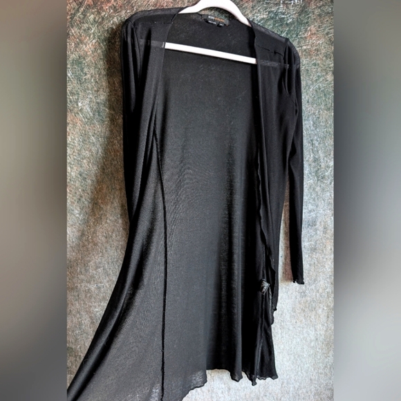 BCBG Maxazria Lightweight Semi Sheer Cardigan - Picture 2 of 5